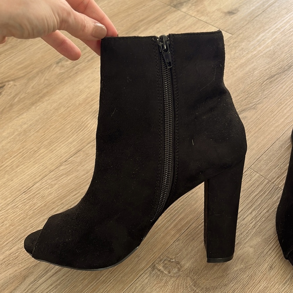 Black Suede Heels